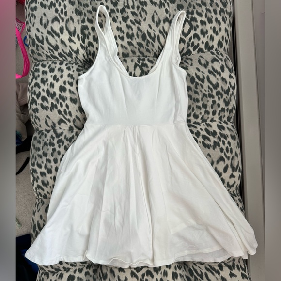 Express V-Wire Skort Fit & Flare White Dress Size S - Picture 3 of 5